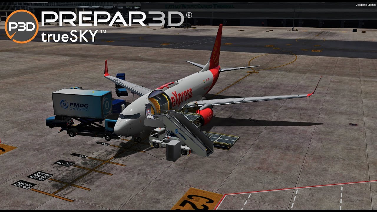 P3DV5 | Hong Kong to New Delhi | SpiceXpress 737-700BDSF | SEJ/SG32