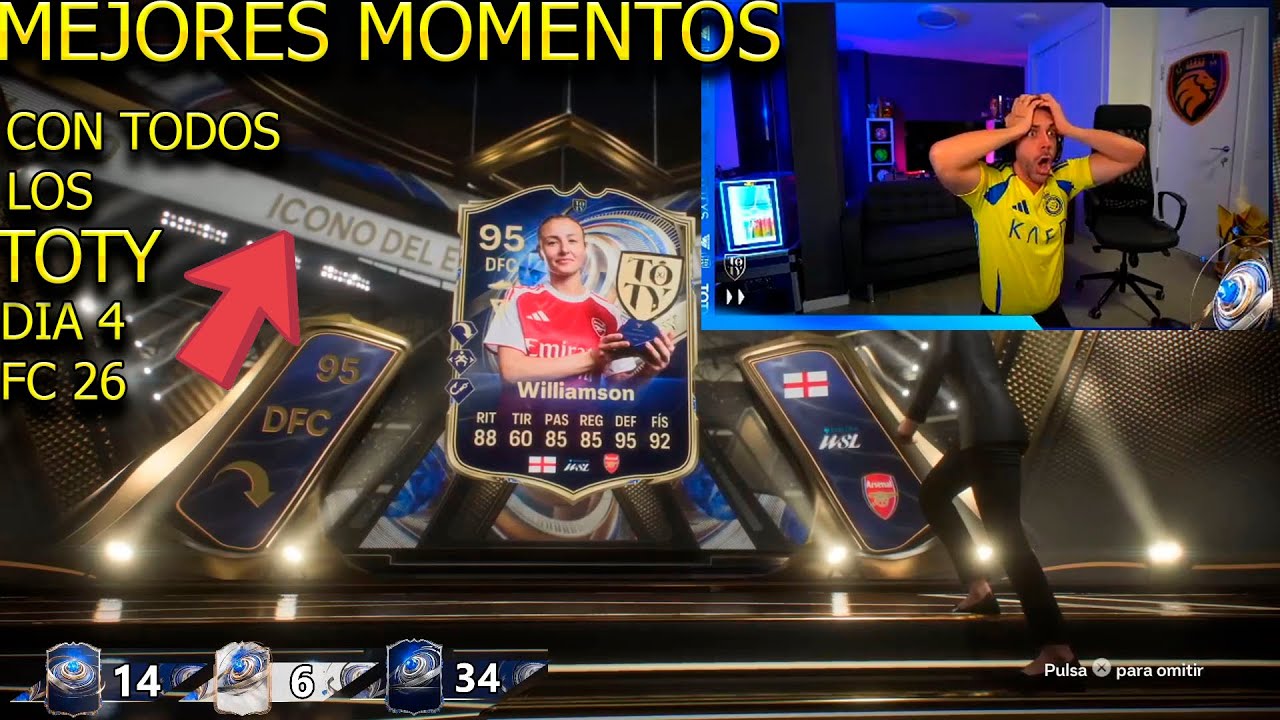DjMaRiiO LLUVIA DE AZULES CON TODOS LOS TOTY DIA 4 EN EA SPORTS FC 26