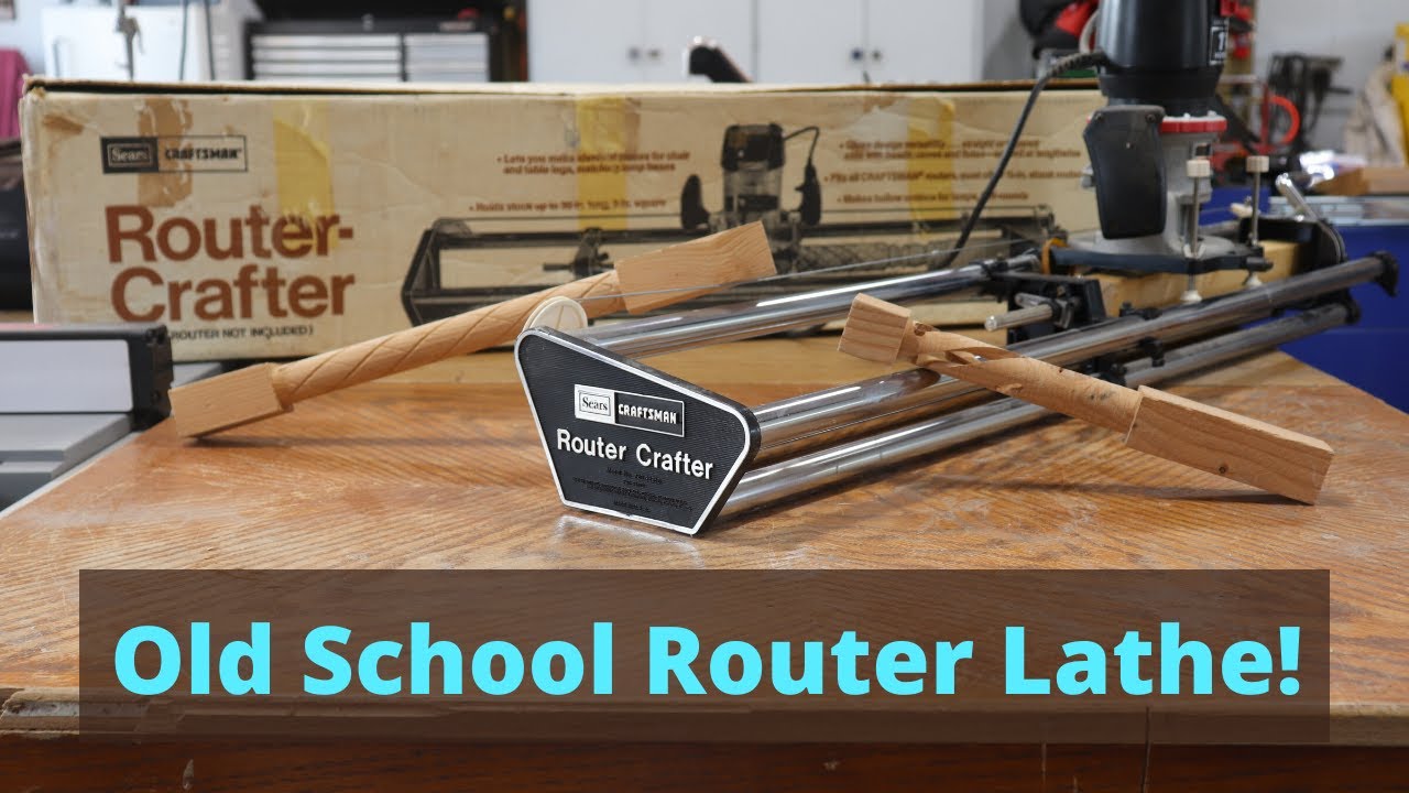 Обзор винтажного инструмента: фрезерный станок Sears Craftsman Router Crafter (токарный станок-фр...