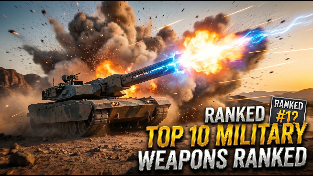 Top 10 Military Weapons Ranked | Military Technology