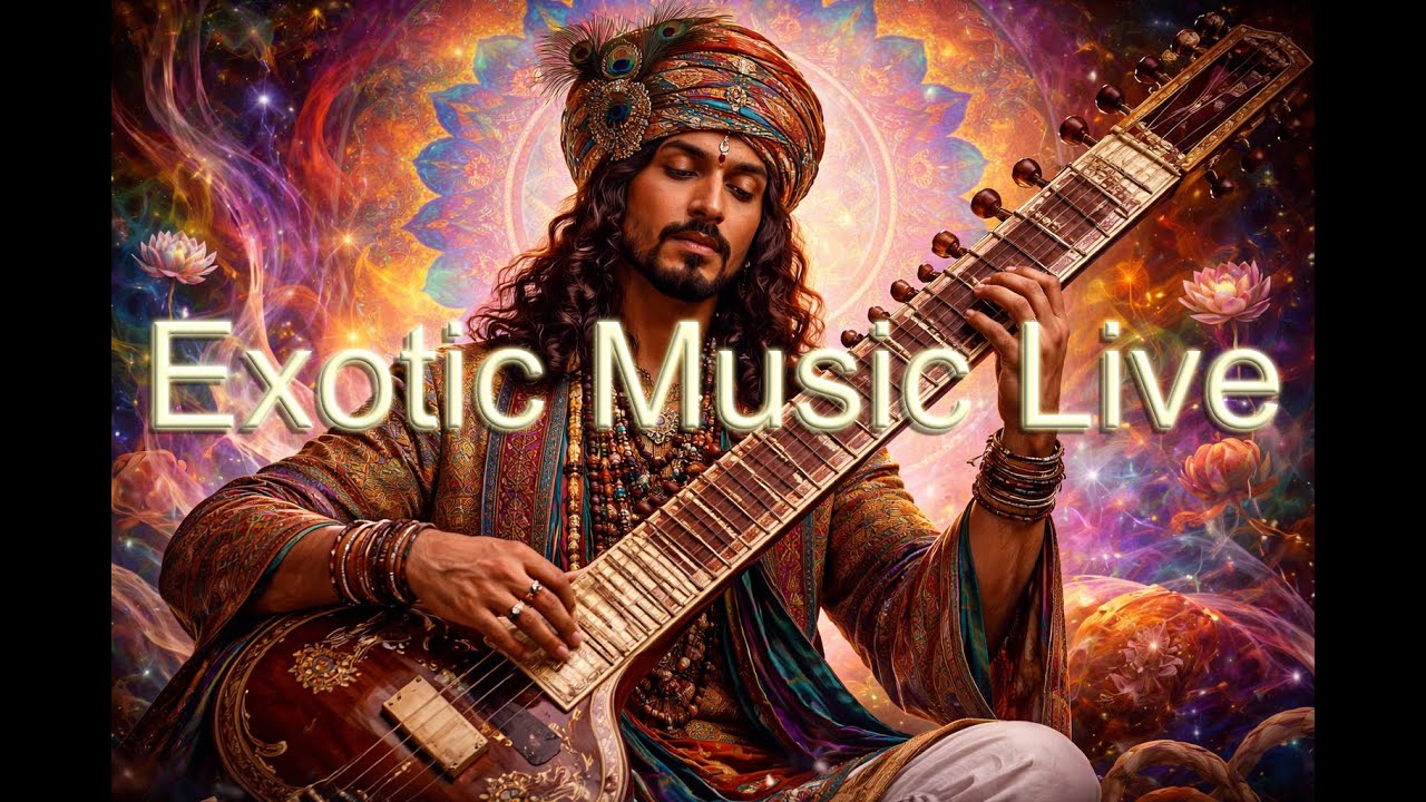 Exotic Music Live Livestream 🎸🌍 | Global Guitar Journey (Indian, Persian, Reggae, Classical & More)