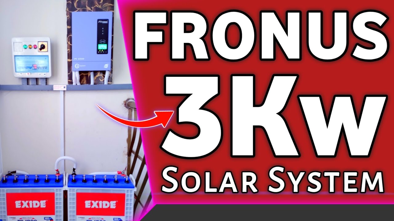 Fronus PV3200 | 3Kw Solar System Installations In Korangi