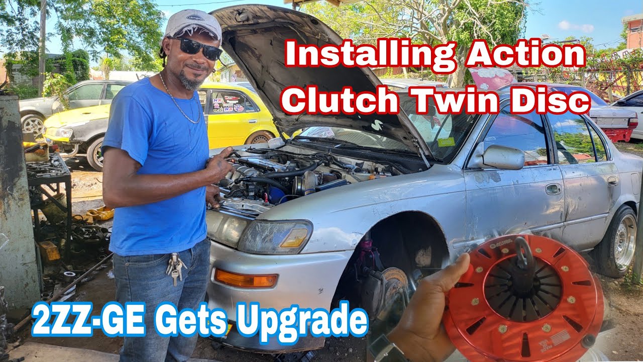 Bossy D Installing Action Clutch Twin Disc For Next Race Meet | 2ZZ-GE Upgrade