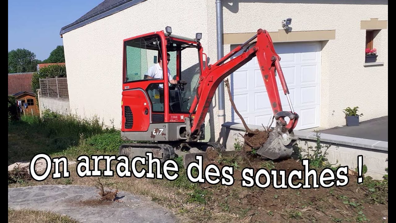 On arrache des souches