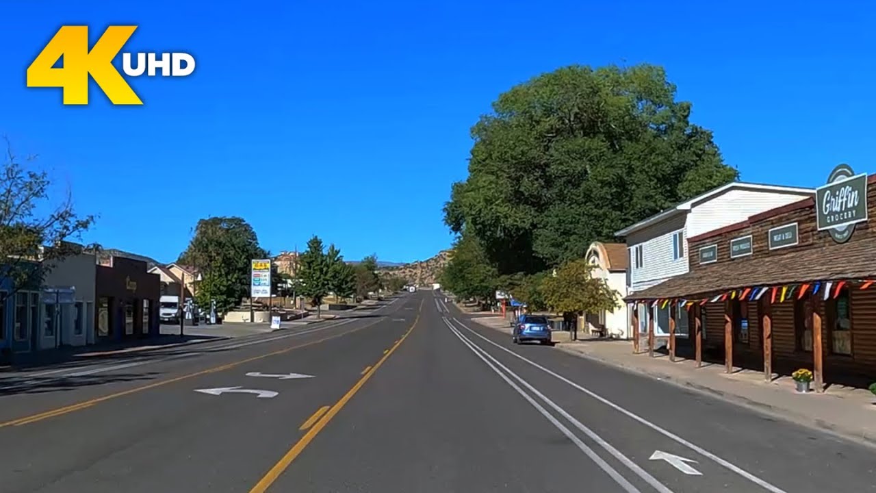 Escalante Utah 4K Driving Tour | Scenic Byway 12 Small Town Drive