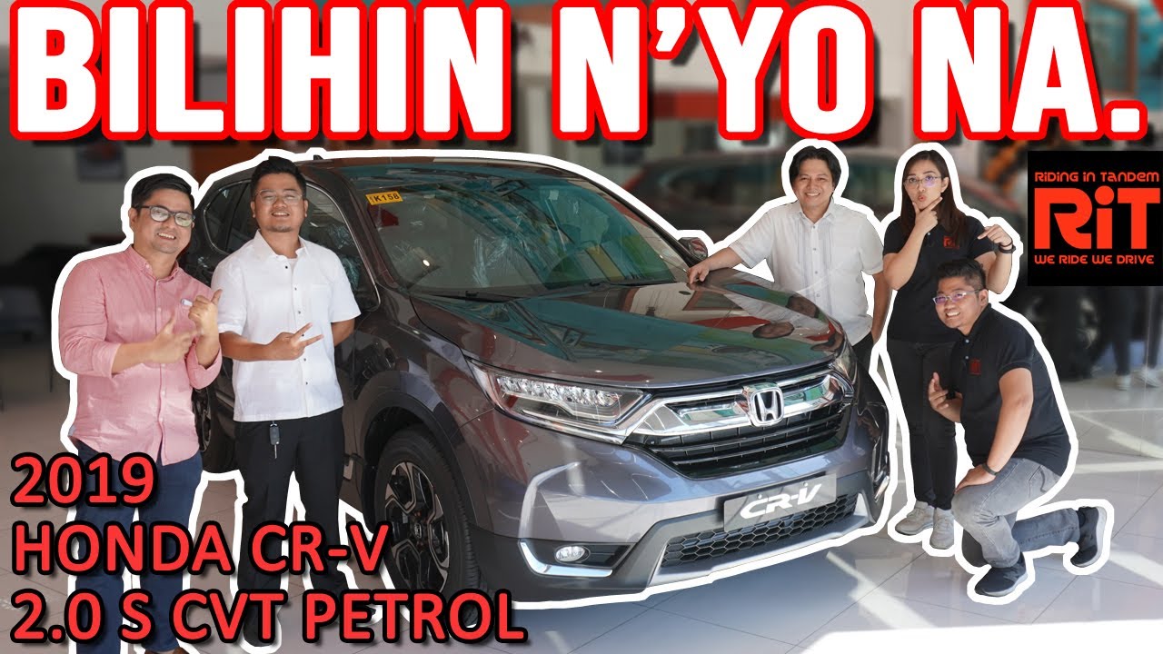 2019 Honda CRV 2.0S CVT : Crossover SUV Philippines