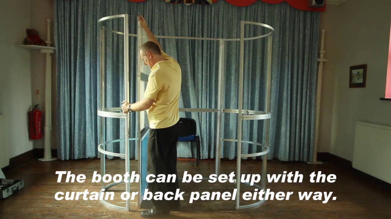 The 10 Minute Photo Booth. BoothBits Curved Enclosed Photo Booth Build in Realtime