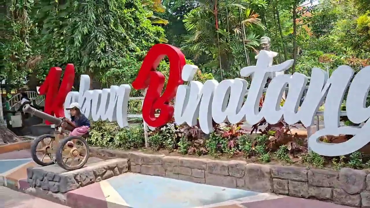 naik kereta di kebun binatang surabaya 