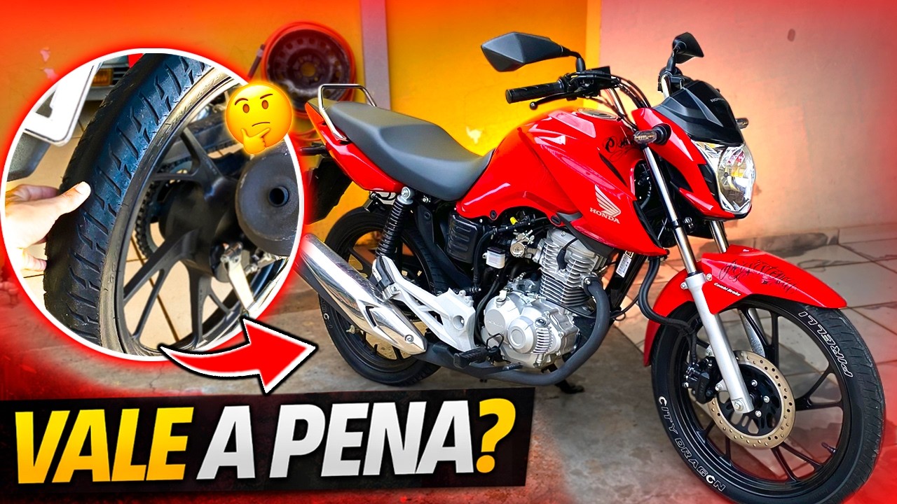 🔥 Pneu Pirelli City Dragon na CG 160 - Vale a Pena? Opinião Sincera!