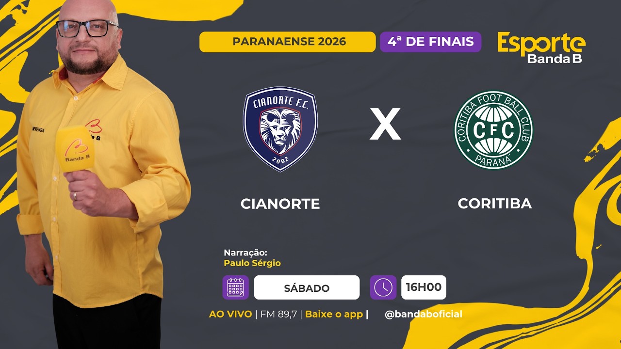 🛑#AOVIVO - CIANORTE X CORITIBA I BOLA NA MESA (31/01)