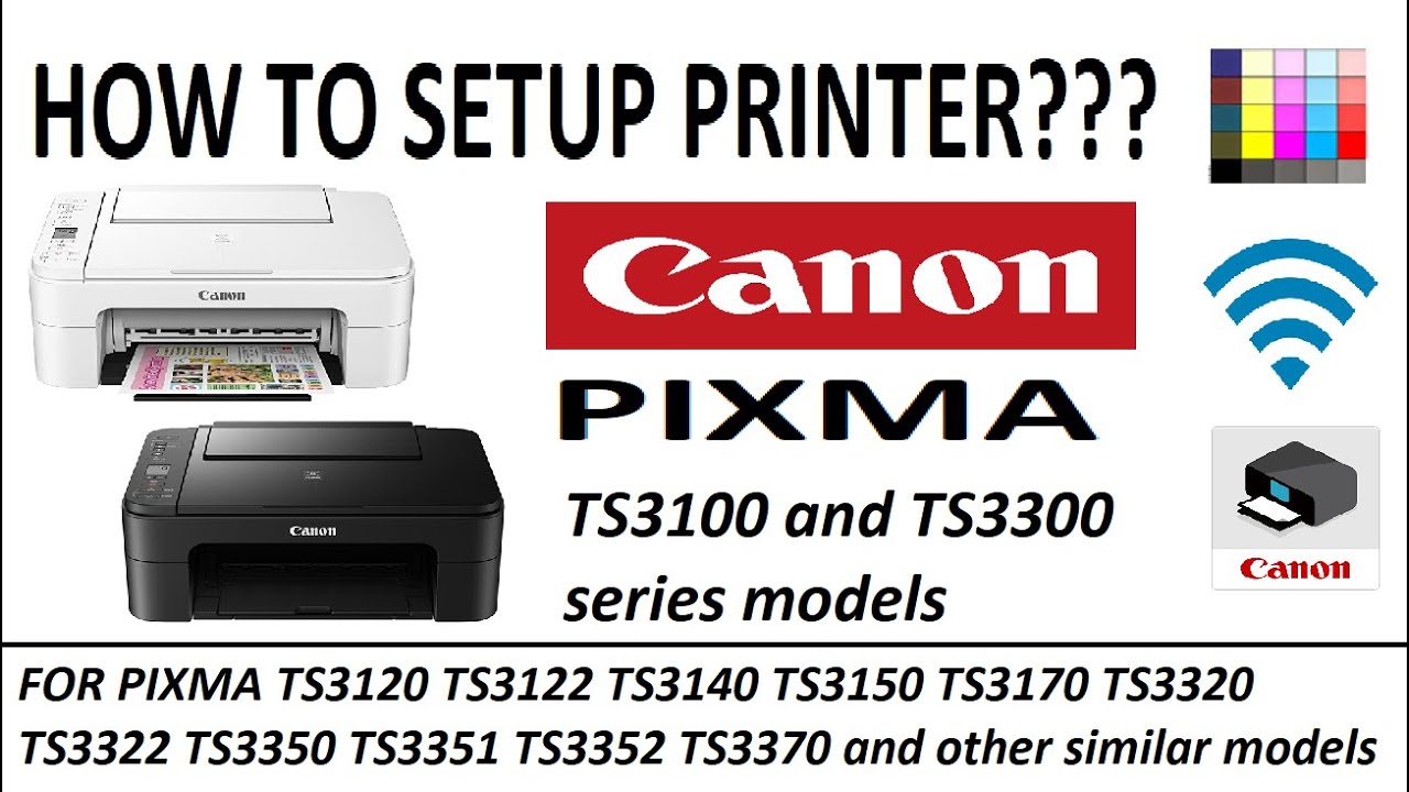 Настройка беспроводной сети для серий PIXMA TS3122 TS3322 TS3120 TS3150 TS3320 TS3350 TS3340 TS33...