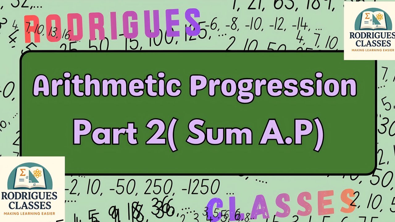 ​A.P. Sum Formula and Solved Problems