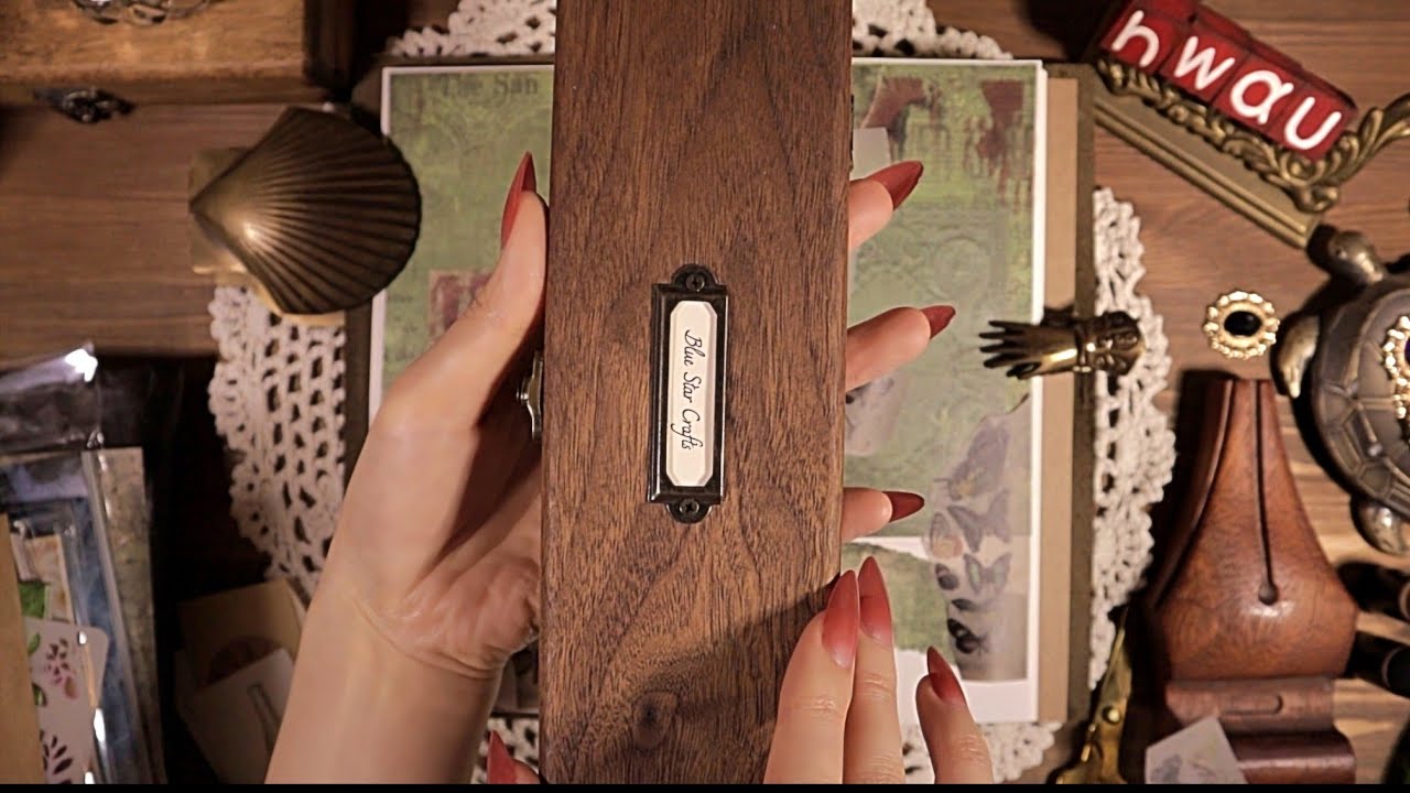 ASMR Vintage Journal Therapy📜 Paper Relaxing Sounds & Tingle 빈티지 다꾸