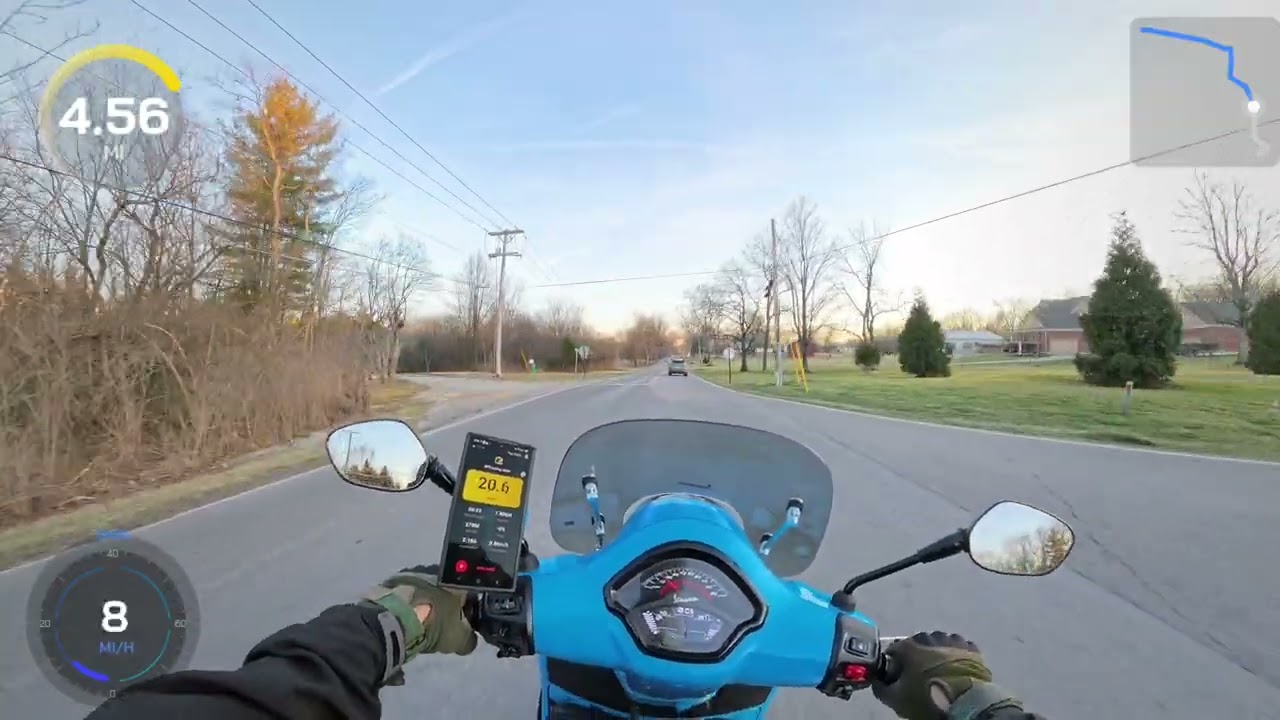 Sunset Vespa Ride to Waynesville Ohio