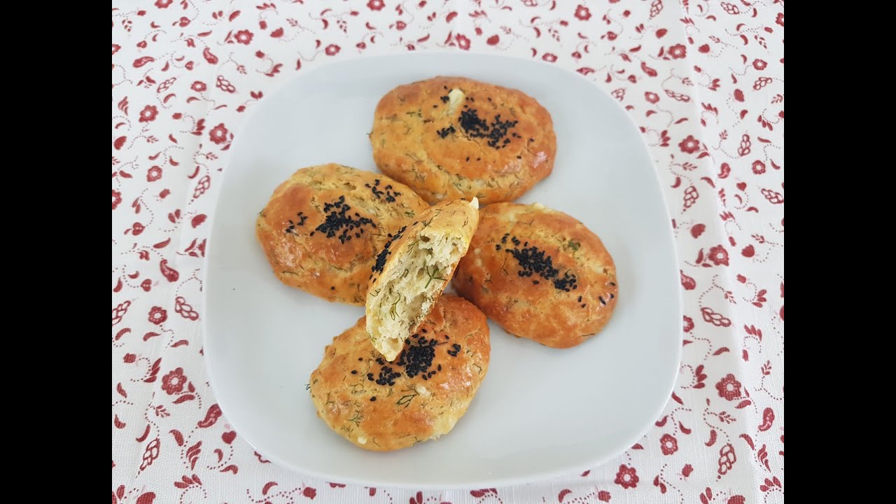 Tek Kişilik   Az Ölçülü Dereotlu Poğaça Tarifi