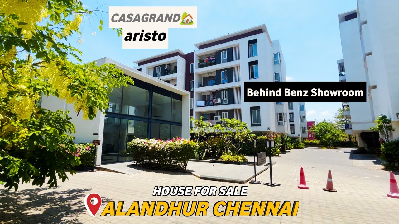 Resale Flat in Chennai Alandhur😍Inside CasaGrand Aristo💥Nanganalur Near😱Luxury Project🏡100m from GST