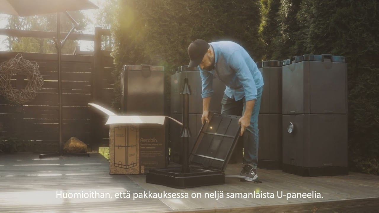 Aerobin kompostorin kasaus