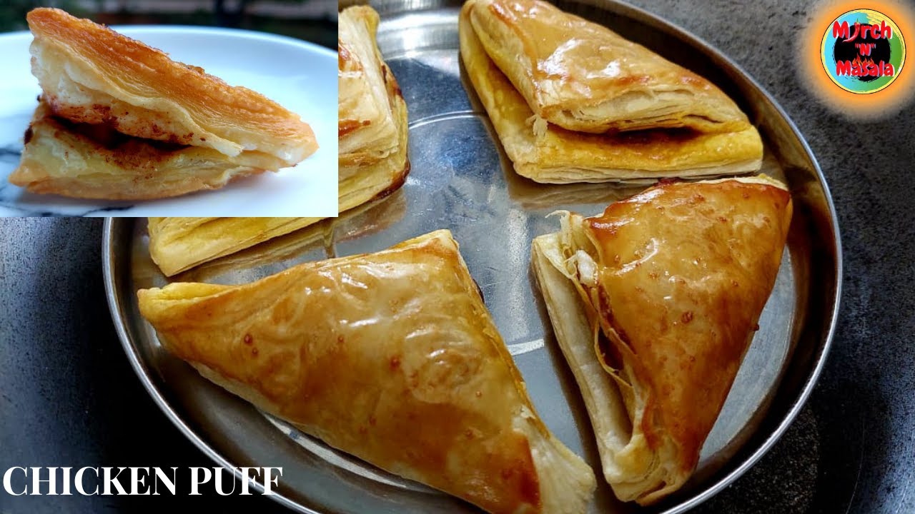 Chicken Puff in Two Way without Oven- Step by Step Guide | Chicken Patties by Mirch N Masala