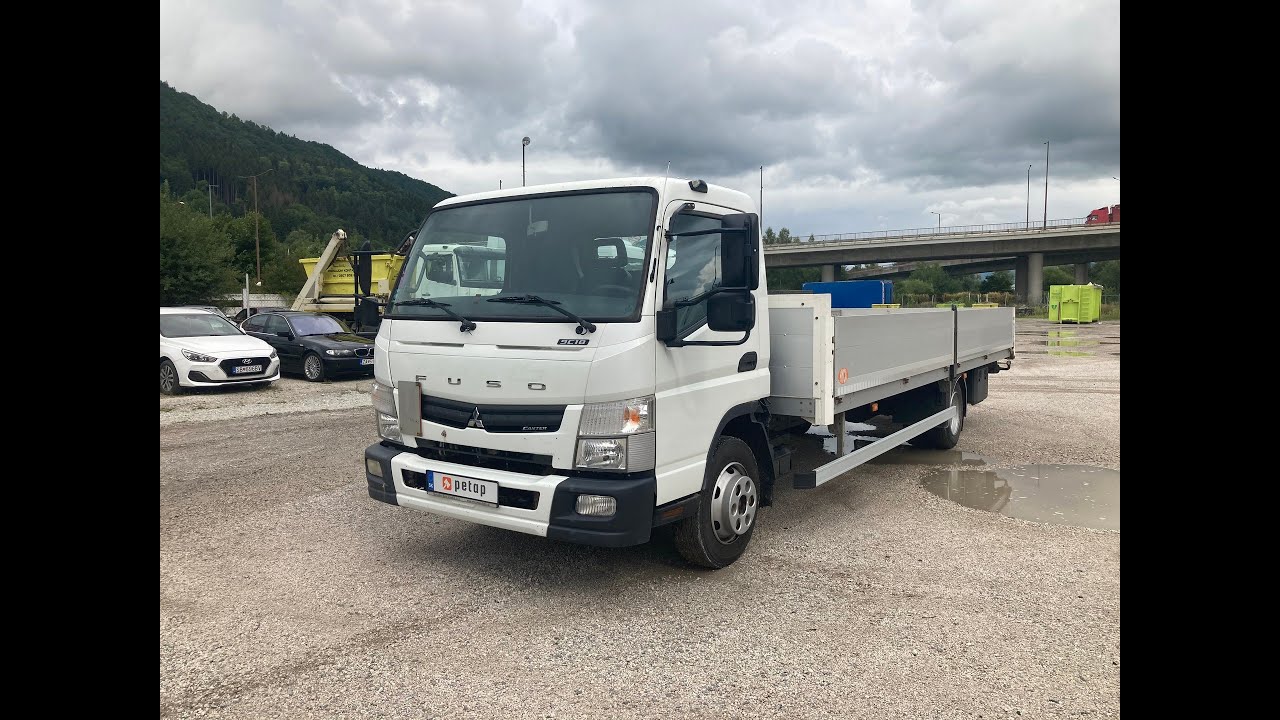 Mitsubishi Fuso Canter 9C18 3.0 D AMT - Flatbed truck