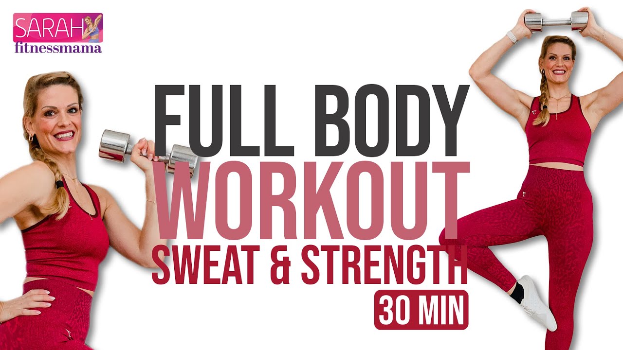 30 MIN I FULL BODY WORKOUT I HOMEWORKOUT I WITH WEIGHTS I NO REPEAT