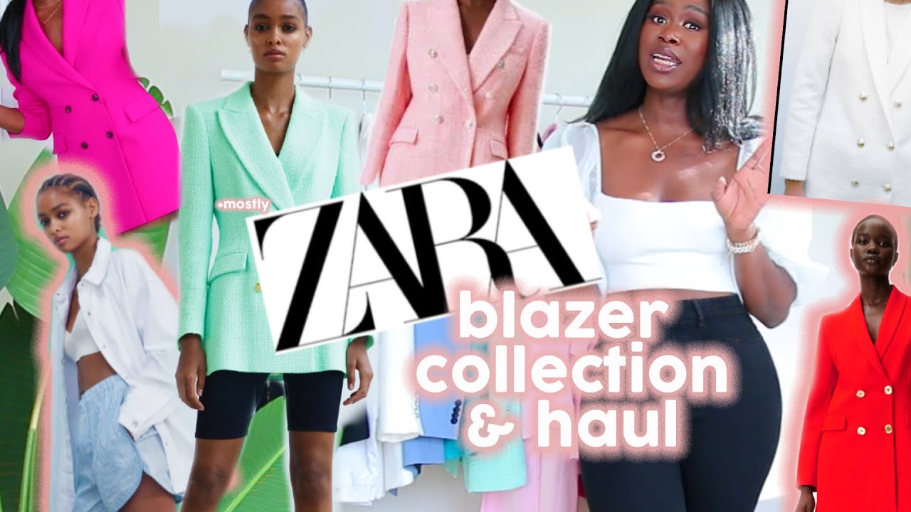 ZARA BLAZER HAUL | MY 2021 FAVORITE BLAZER COLLECTION