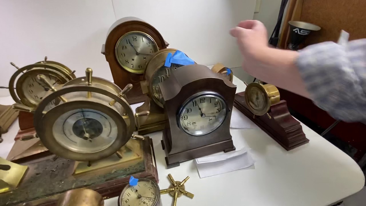 Selling on eBay,  Chelsea clocks from the auction in Maryland!