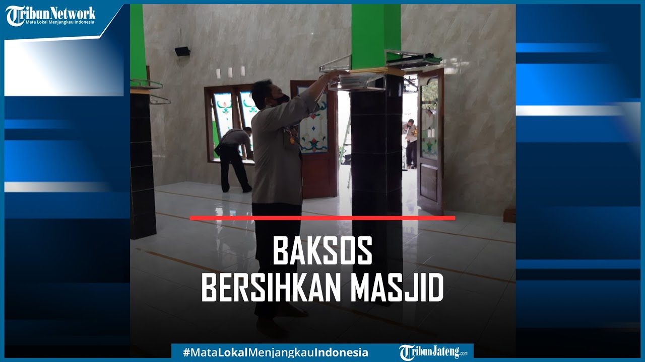 Polsek Gunungpati Semarang Gelar Baksos Bersihkan Masjid