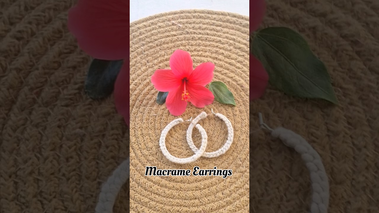 Easy And Simple Macrame Earrings 