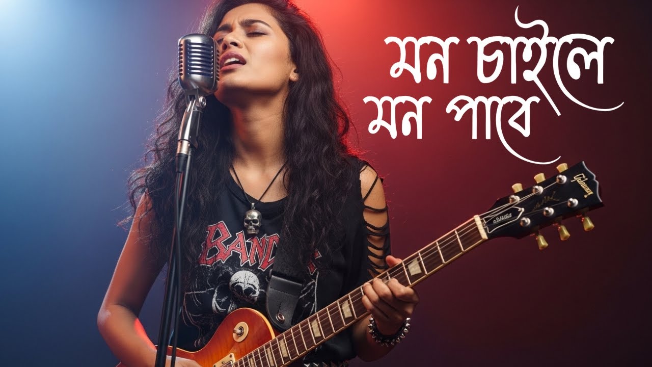 মন চাইলে মন পাবে | Female Rock Cover Song | Ayub Bachchu
