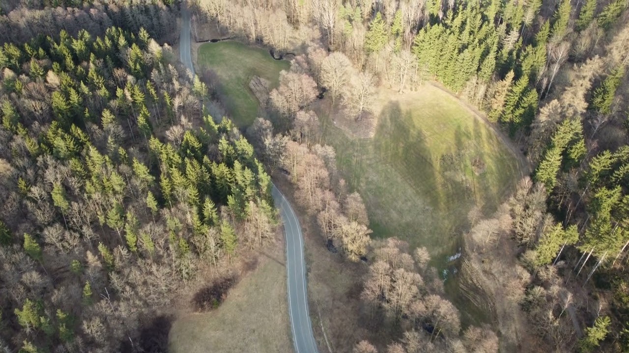 #Panzerstraße in #Plauen/#Vogtland, heute Straße am #Syratal LSG #Testflug  #4k