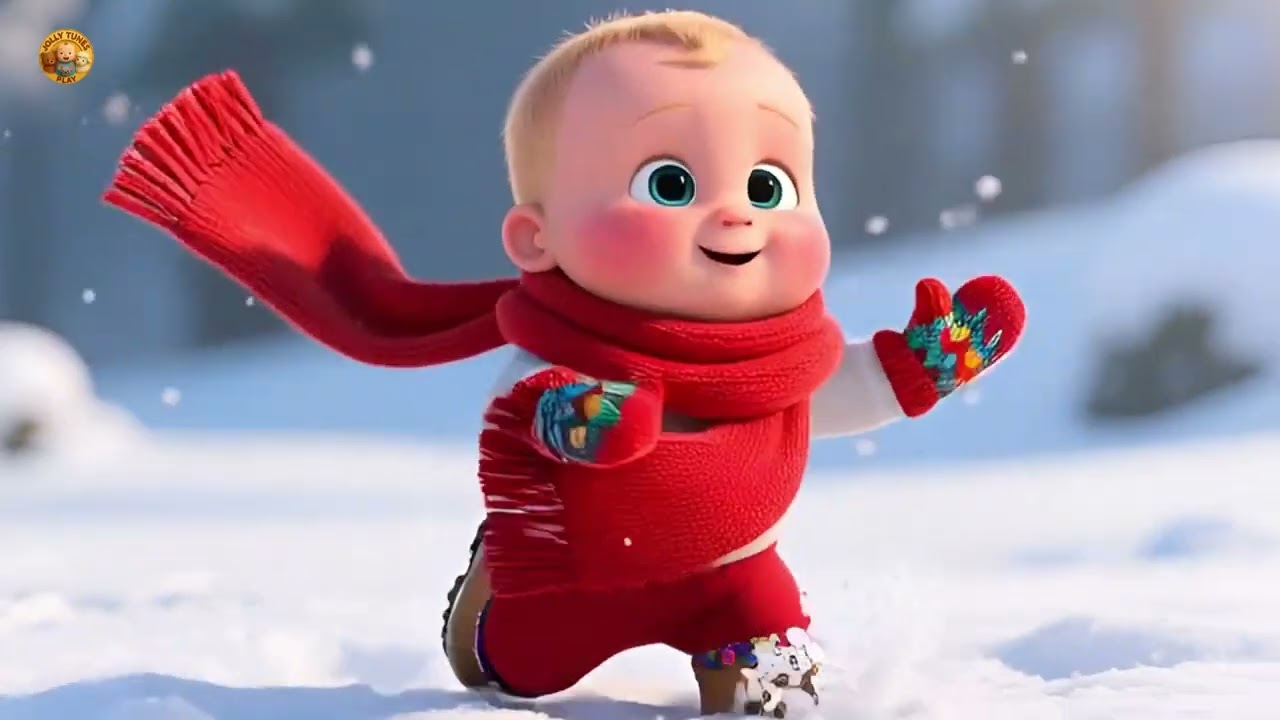Winter Snow Magic Walk ❄️ | Fun Learning & Play for Kids | Toddler Adventure Video