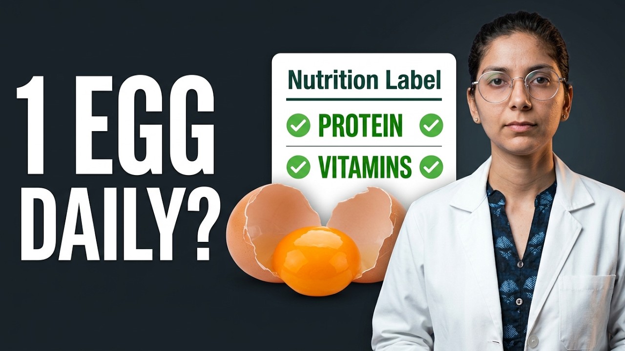 🥚 Egg - Myths and Controversies [One Egg Nutrition] 🥚 | Dr. Richa Tiwari