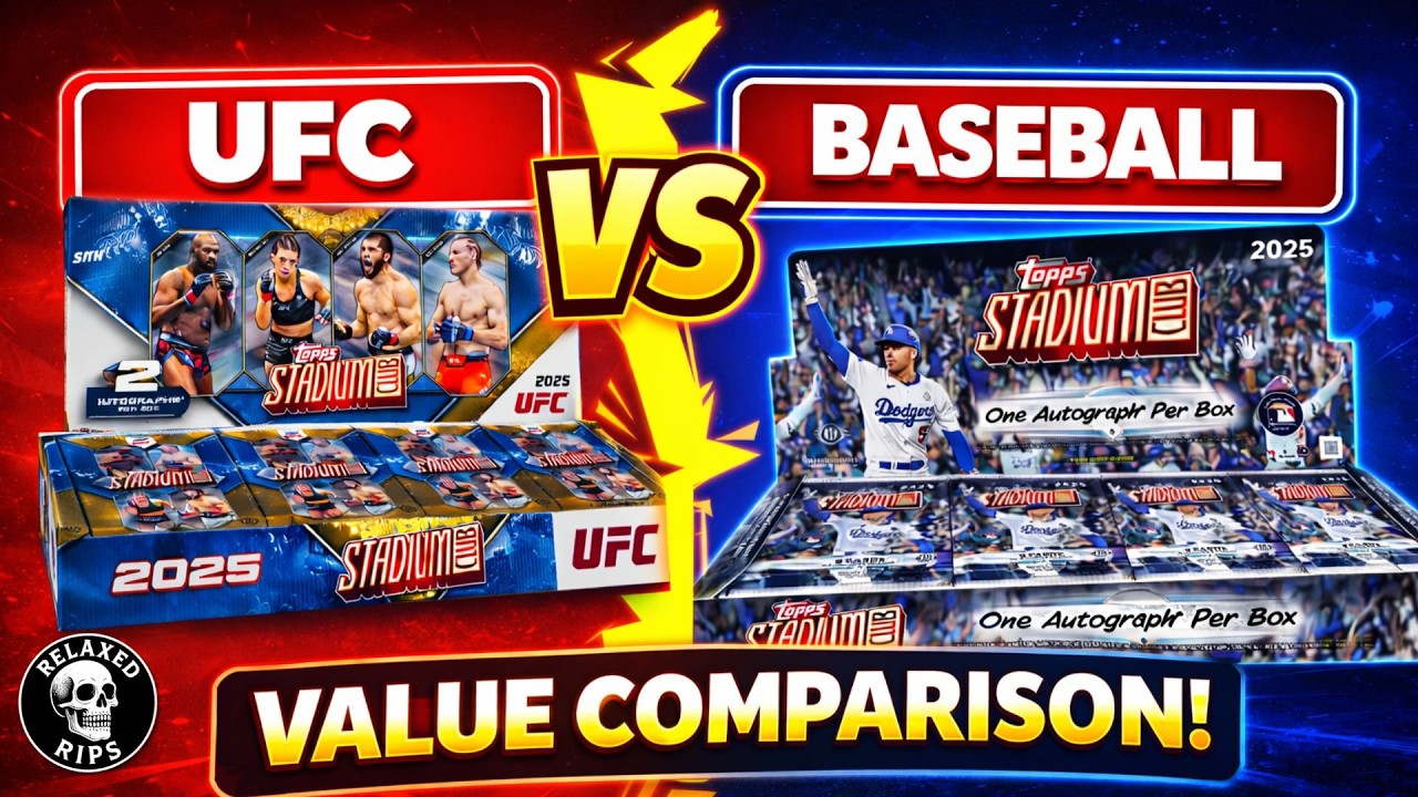 OPENING 2 NEW Topps Hobby boxes 💲 |2025 Topps Stadium Club UFC & 2025 Topps Stadium Club BASEBALL