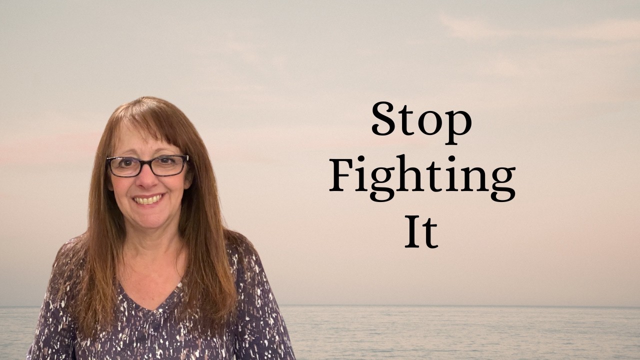 Stop trying to fix your feelings.