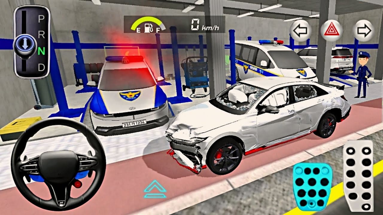 New AVENTRA Car Crashed Highway🛣️Car Parking in Garage 3D Driving class game update 2026 - #gameplay