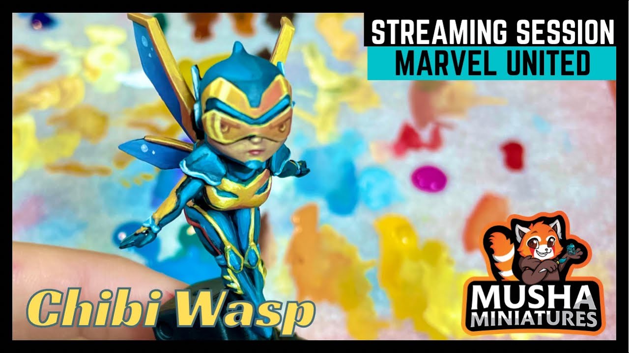 Marvel United: Chibi WASP - Painting Tutorial [ITA/ENG]