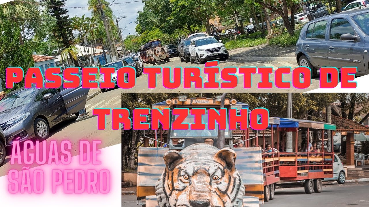 ✅ [2022] Passeio turístico de Trenzinho por Águas de São Pedro (Nov22)