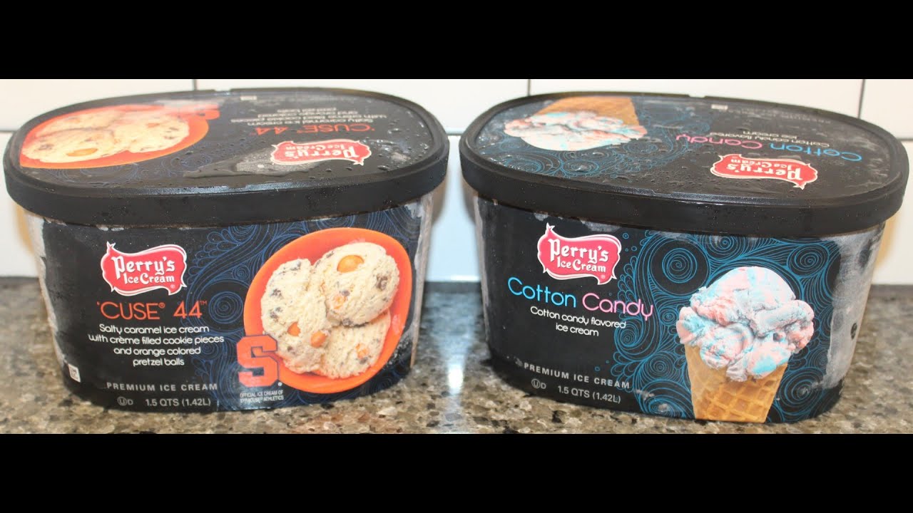 Perry’s Ice Cream: ‘Cuse 44 & Cream and Cotton Candy Review