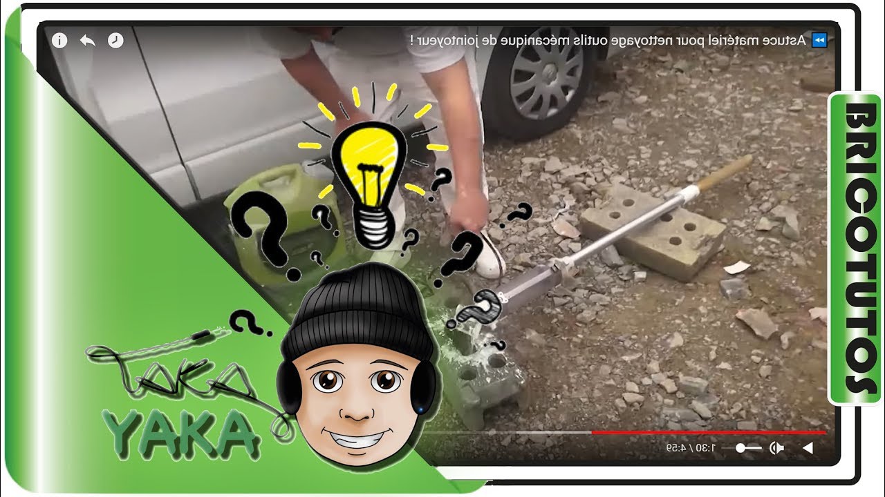 ⏩ Astuce matériel pour nettoyage outils mécanique de jointoyeur !