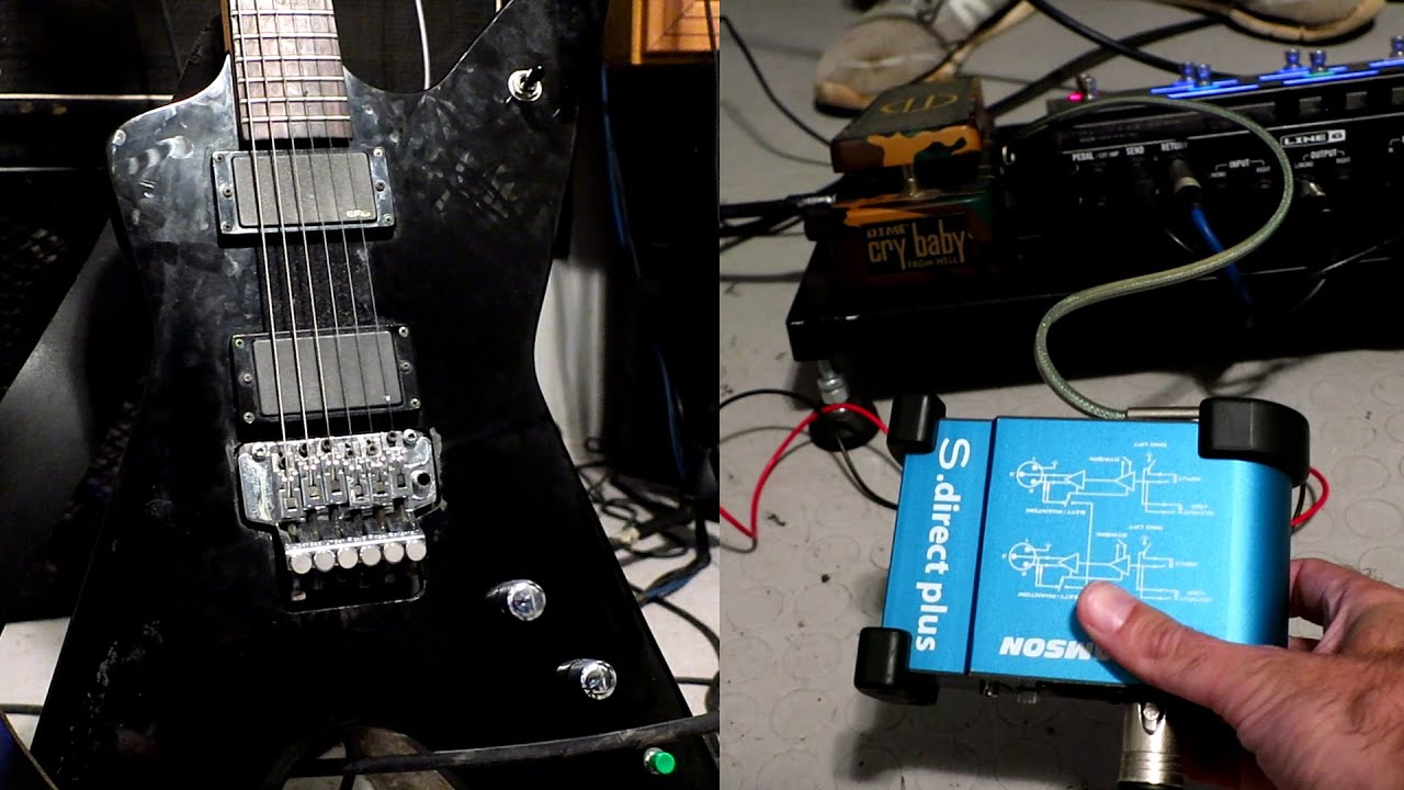 CÓMO CONECTAR LA GUITARRA Y EL PEDAL DE EFECTOS A LA CONSOLA SIN AMPLIFICADOR - CAJA DE INYECCIÓN DI