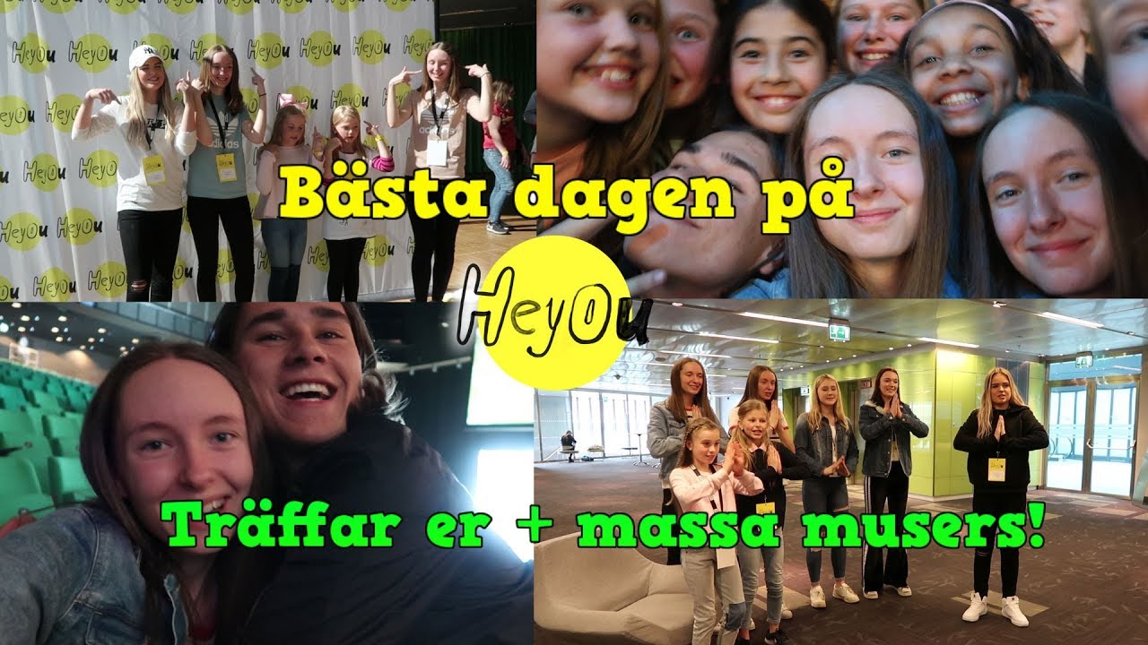 Bästa  dagen på heyou! Träffa er + massa musers