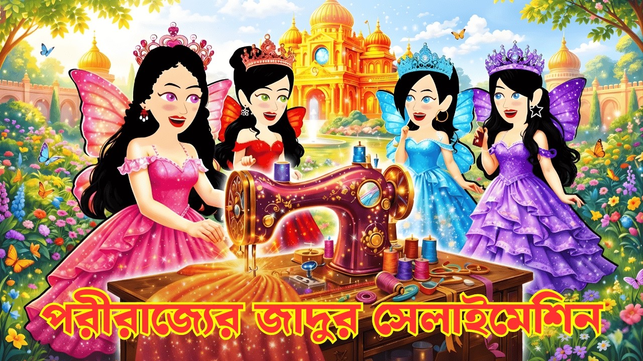 পরীরাজ্যের জাদুর সেলাইমেশিন | Jadur Golpo | Thakurmar Jhuli | Rupkothar Golpo | Bangla Cartoon