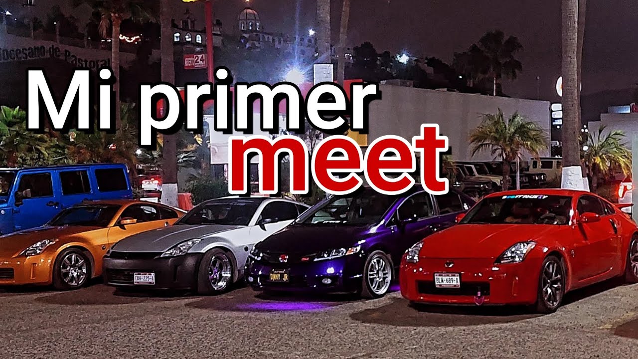 VOY a MI PRIMER MEET de AUTOS en mi NISSAN 350Z 🔥!