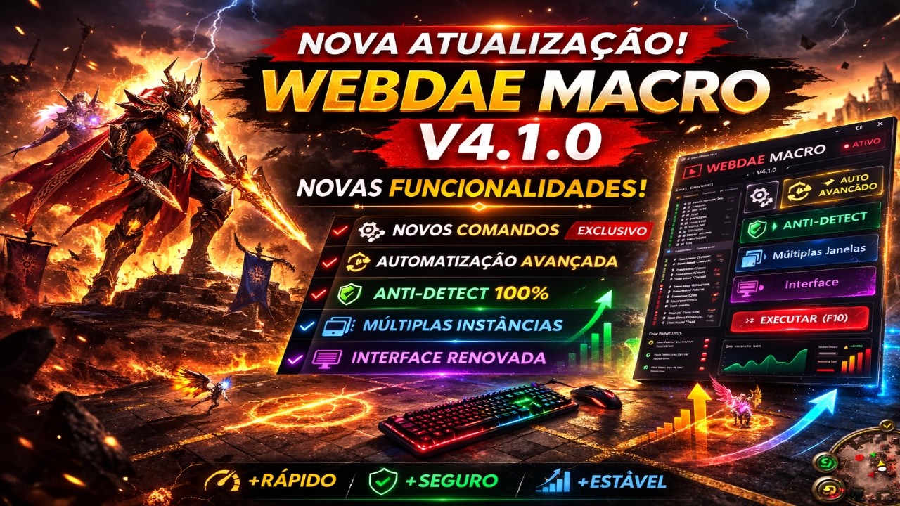 NOVA VERSÃO DO MACRO PARA MUONLINE – WEBDAE v4.1.0