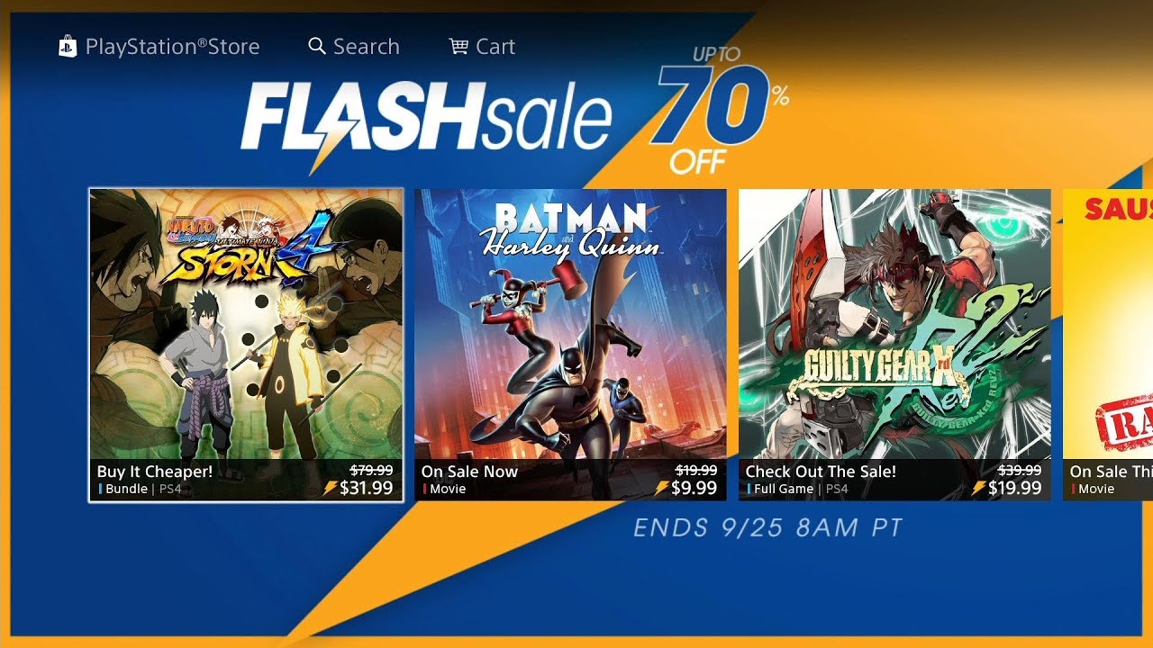 September 2017 | PSN Flash Sale