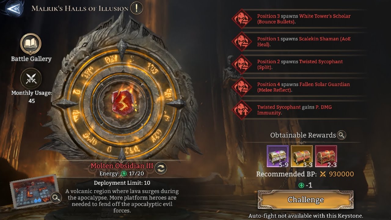 Watcher of realms - Molten Obsidian III 100%