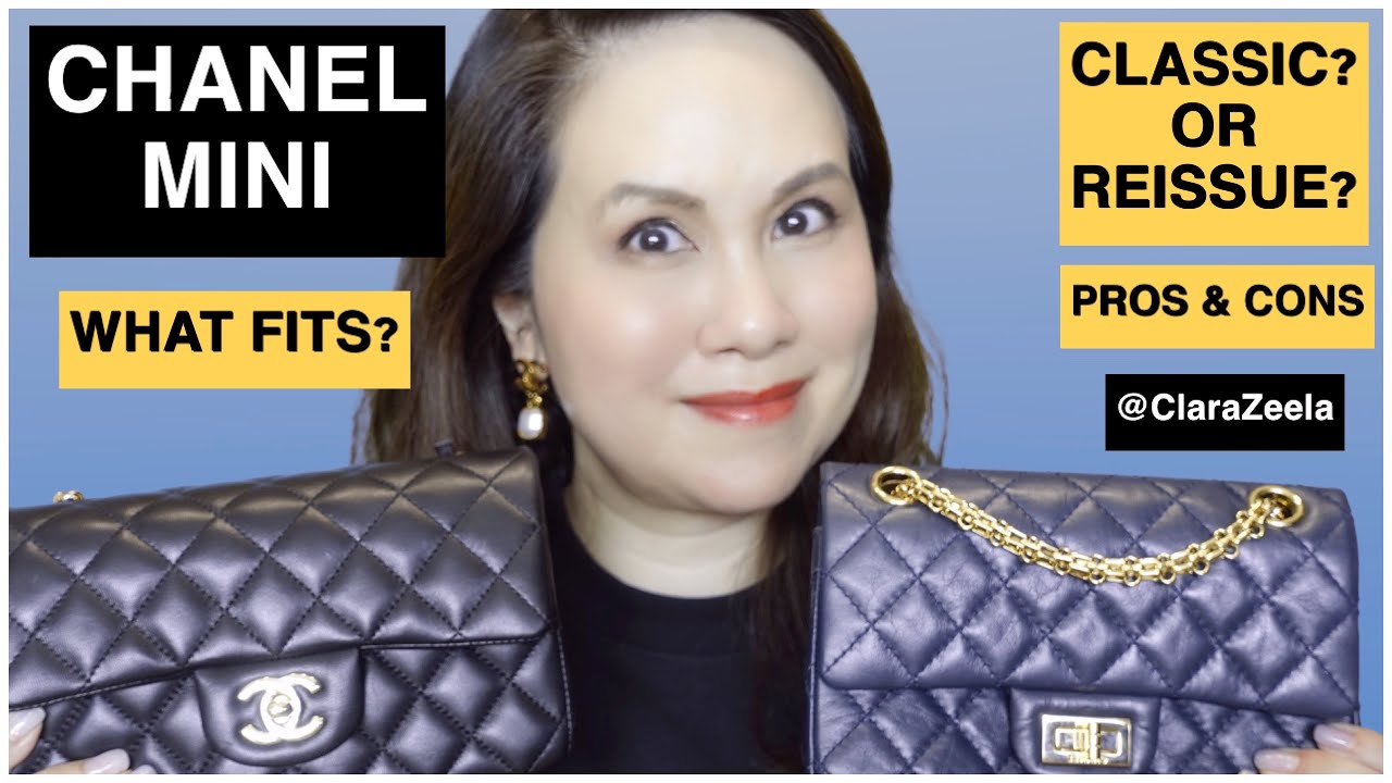 Chanel Mini Classic vs Reissue | Comparison | What Fits | Pros & Cons