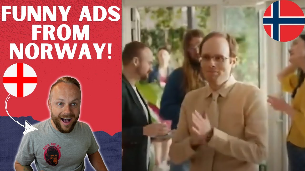 Englishman Reacts to... FUNNY Norwegian Adverts - Part 5 [English Subtitles]
