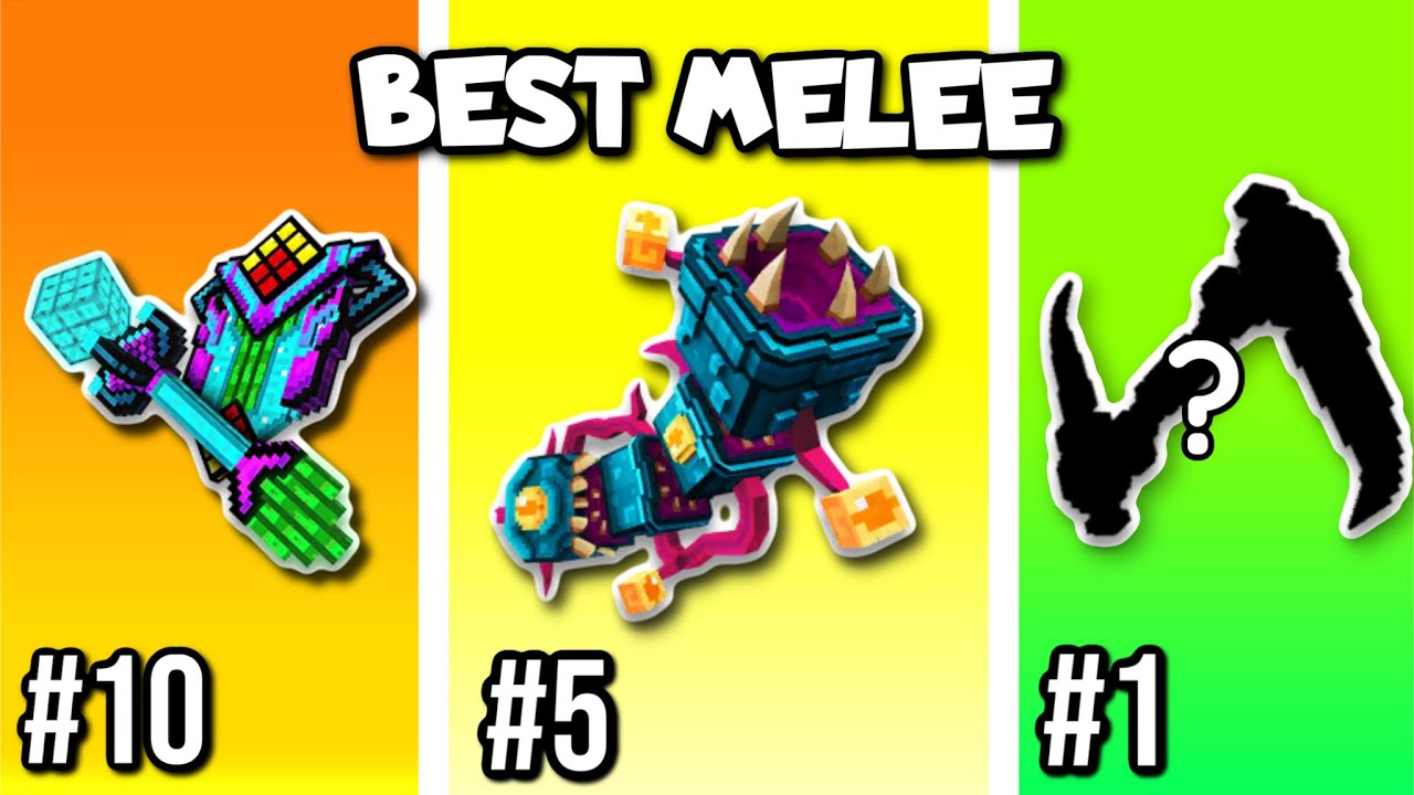 TOP 20 MELEE WEAPONS in Pixel Gun 3D [2024]