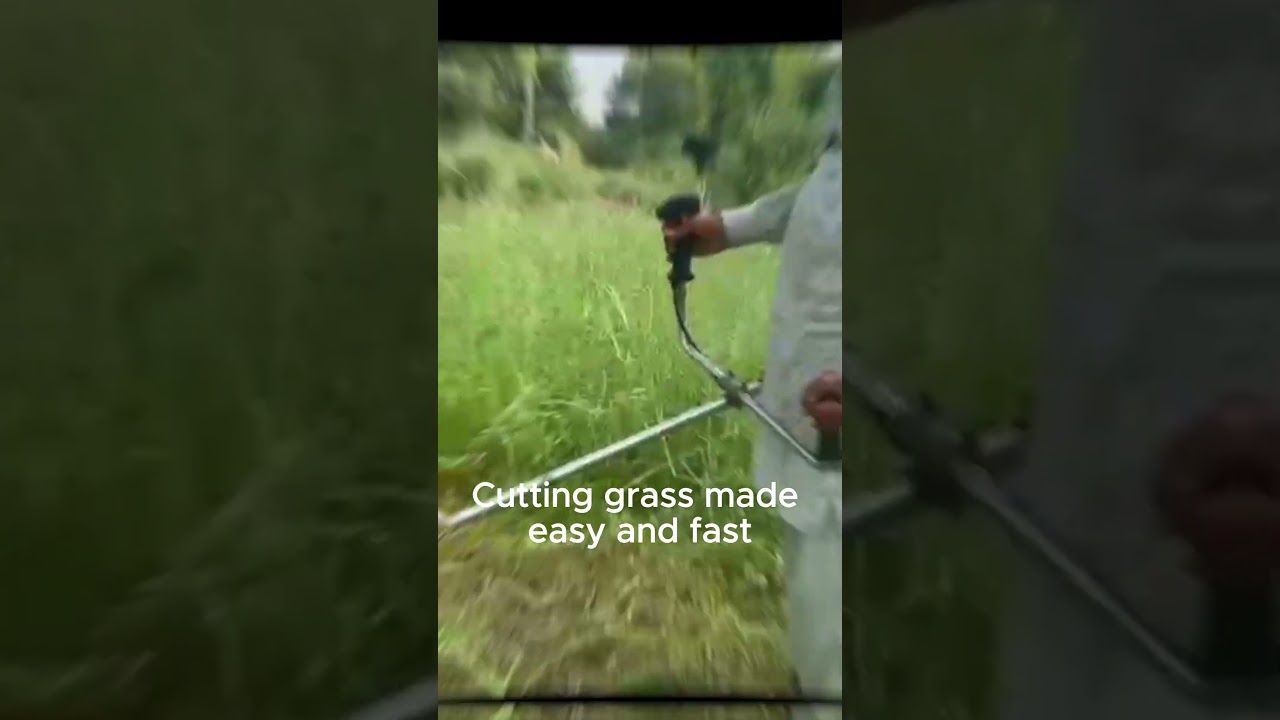 Cutting grass fast with Brush Cutter | Best cattle farming tool for farmers